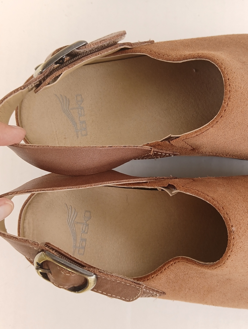 Dansko Merrin Leather Slingback Clog Size 37 - Picture 6 of 9